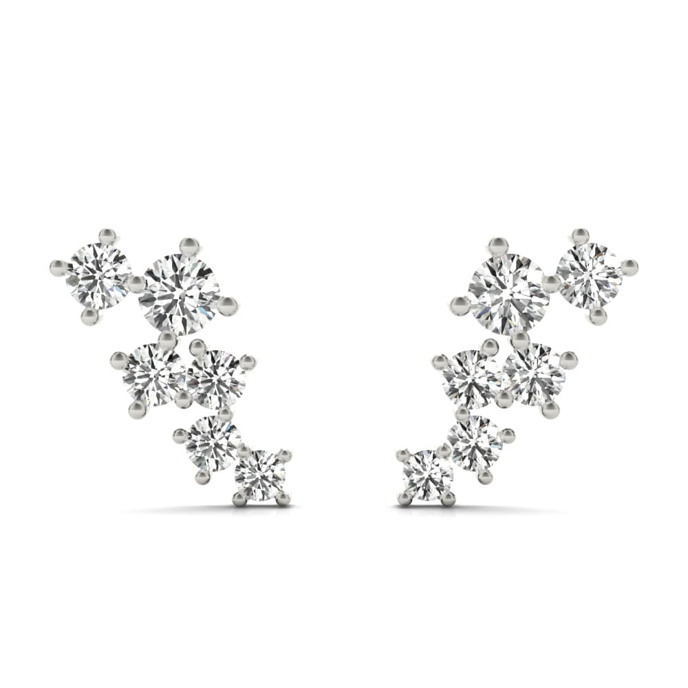 Scattered Lab Grown Diamond Studs — View 1