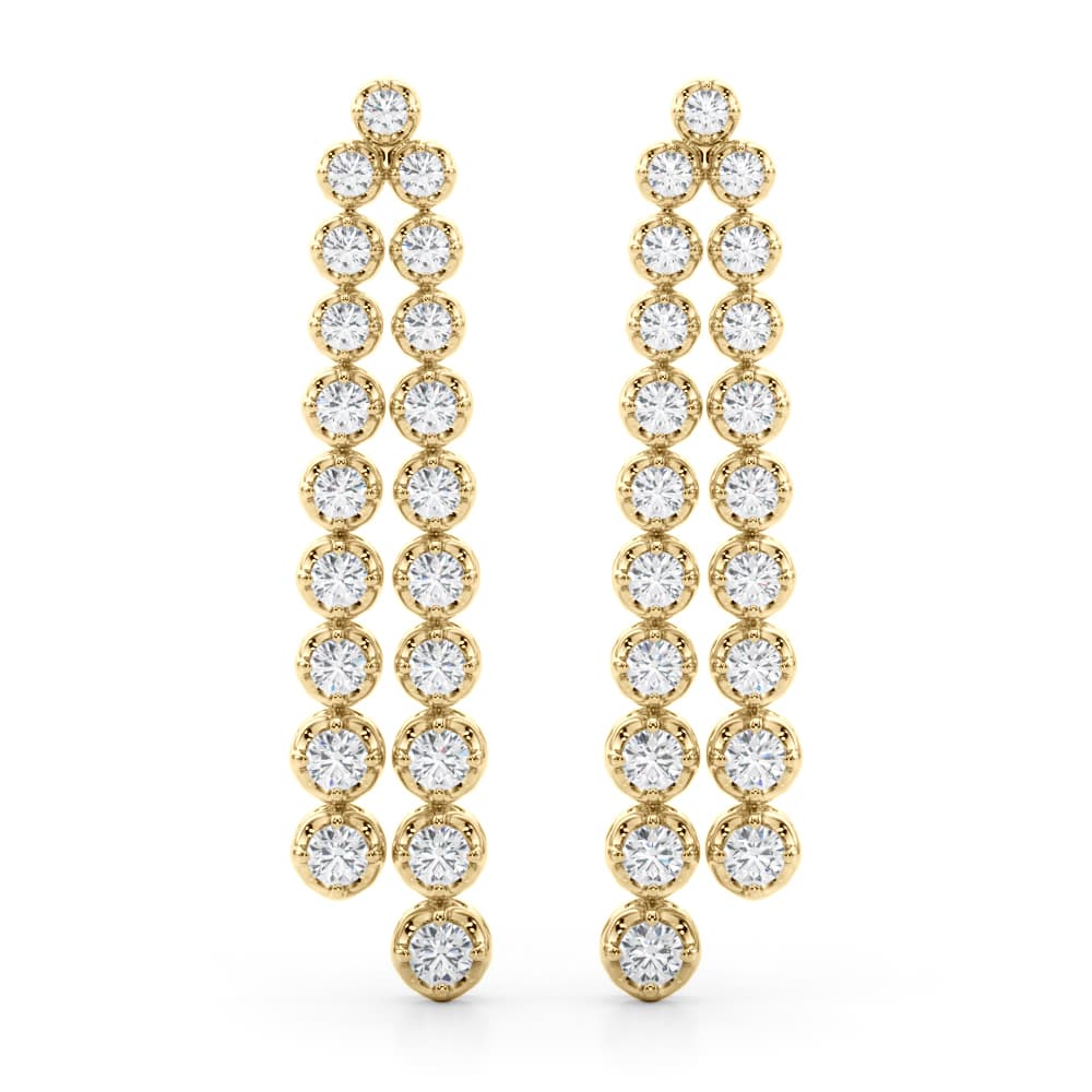 41114 (4.46 ct. tw.), Front view in yellow gold