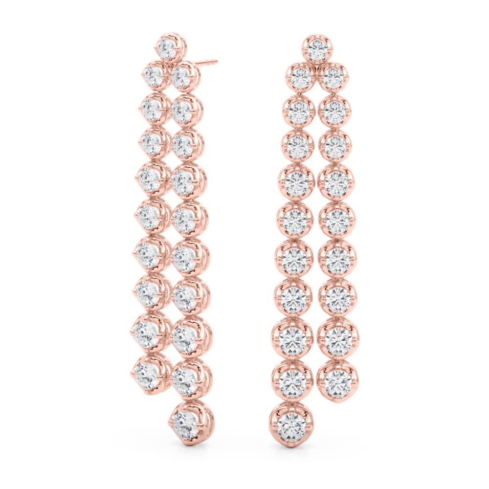41114 (4.46 ct. tw.), Angle view in rose gold
