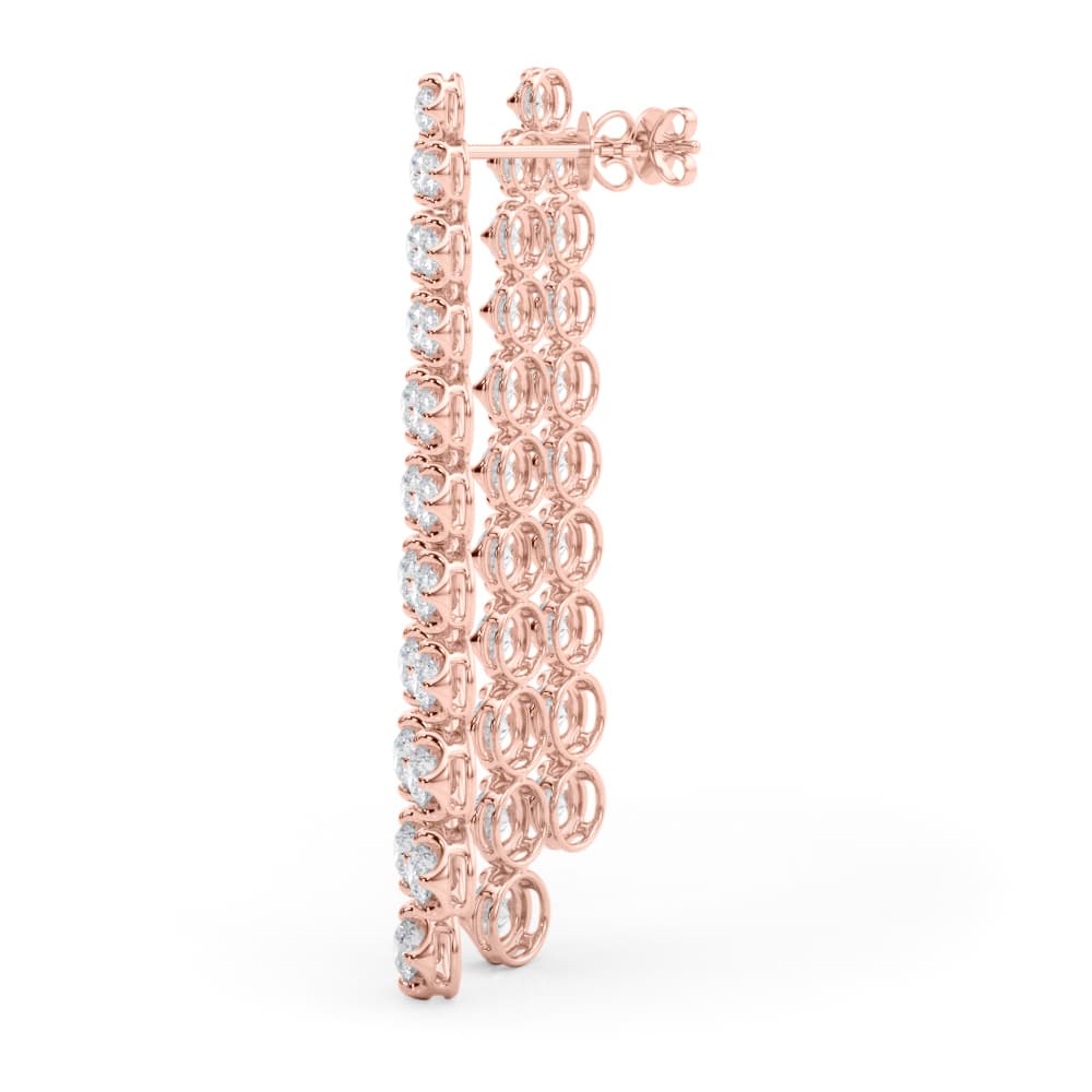 41114 (4.46 ct. tw.), On hand view in rose gold