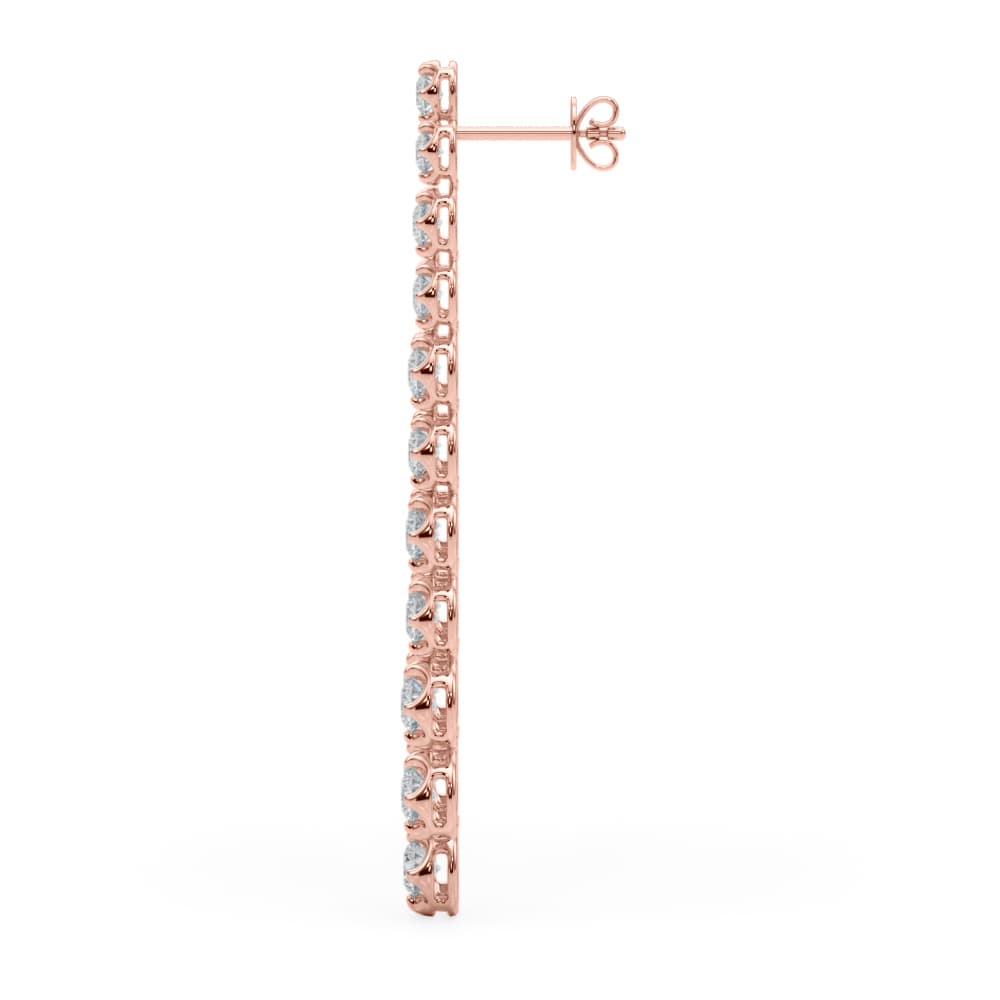 41114 (4.46 ct. tw.), Side view in rose gold