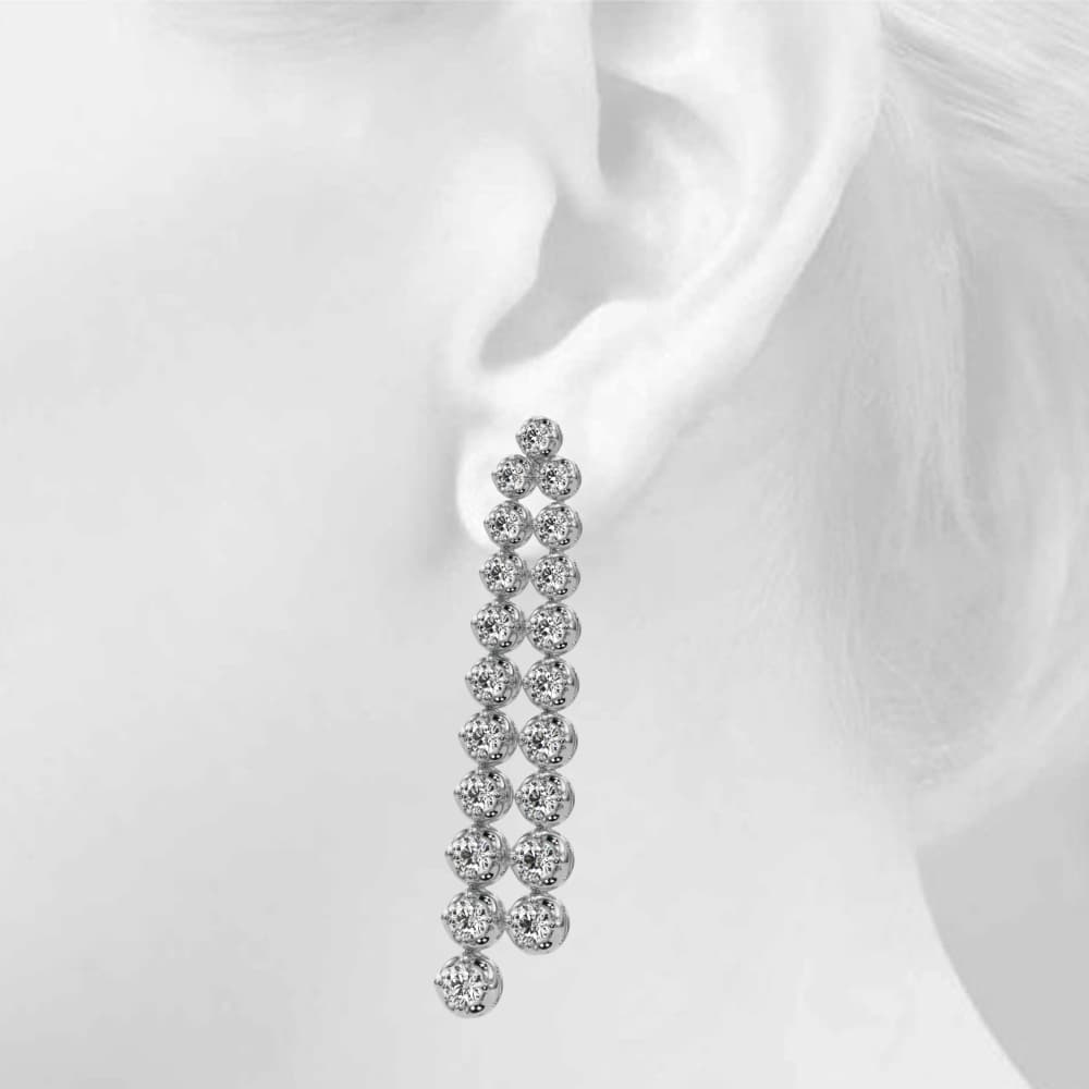 41114 (4.46 ct. tw.), Top view in white gold or platinum