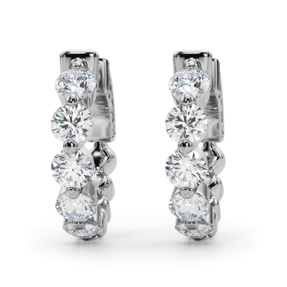 Classic Inside Out U-Prong Hoop Earrings — View 1