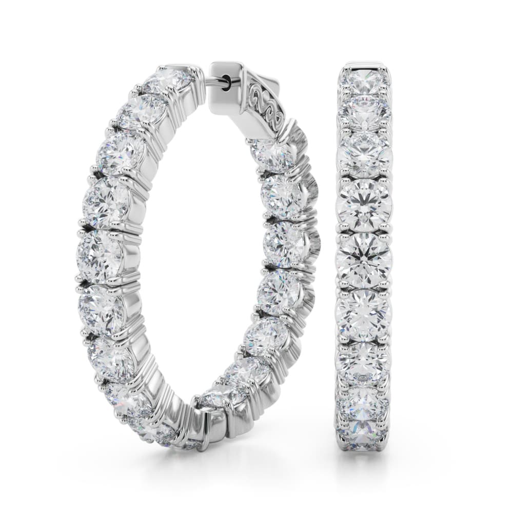 Inside Outside Hoop Earrings — View 1