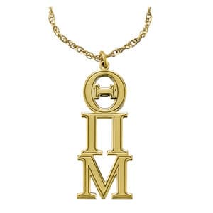 Greek Letters — White Gold