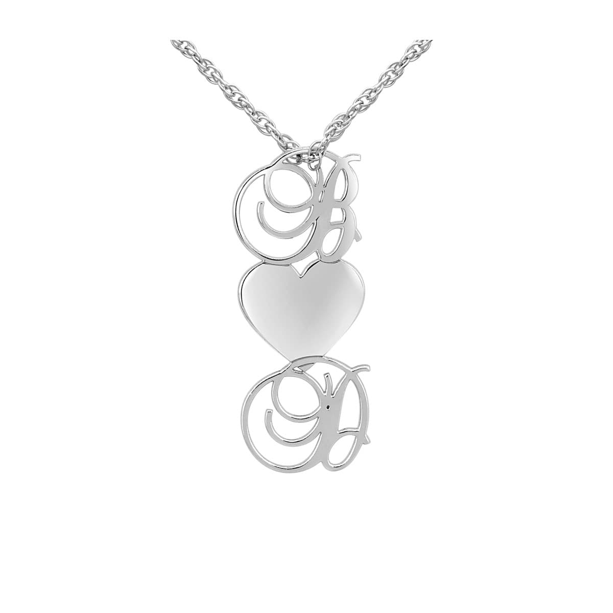 14K W 28 x 11mm Hi Polish Tag — White Gold