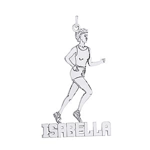 Runner, Side view in white gold or platinum