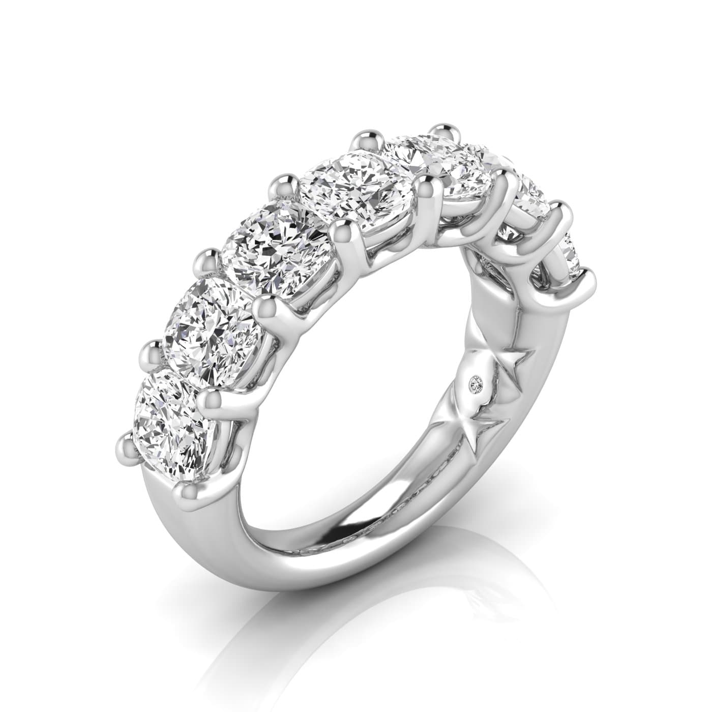 1/2 Spread Cushion Diamond Wedding Band (5 1/4 ct. tw.) — View 1