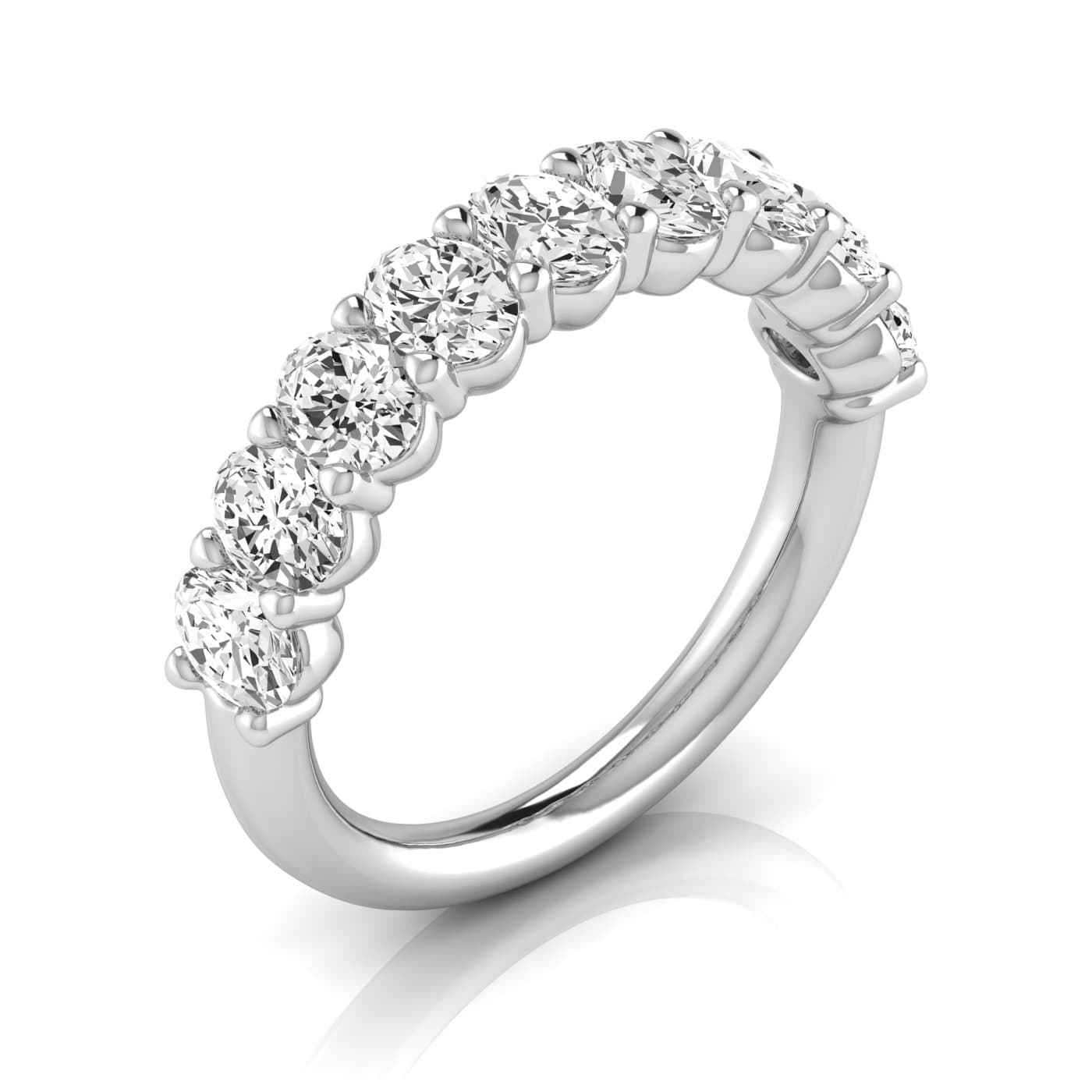 1/2 Spread Oval Diamond Wedding Band (2 1/4 ct. tw.) — View 1