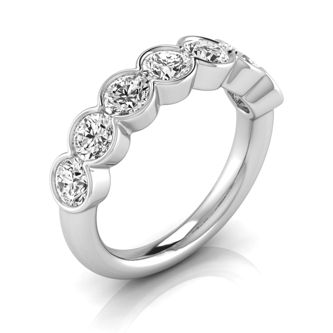 1/2 Spread Round Diamond Wedding Band (2.31 ct. tw.) — View 1