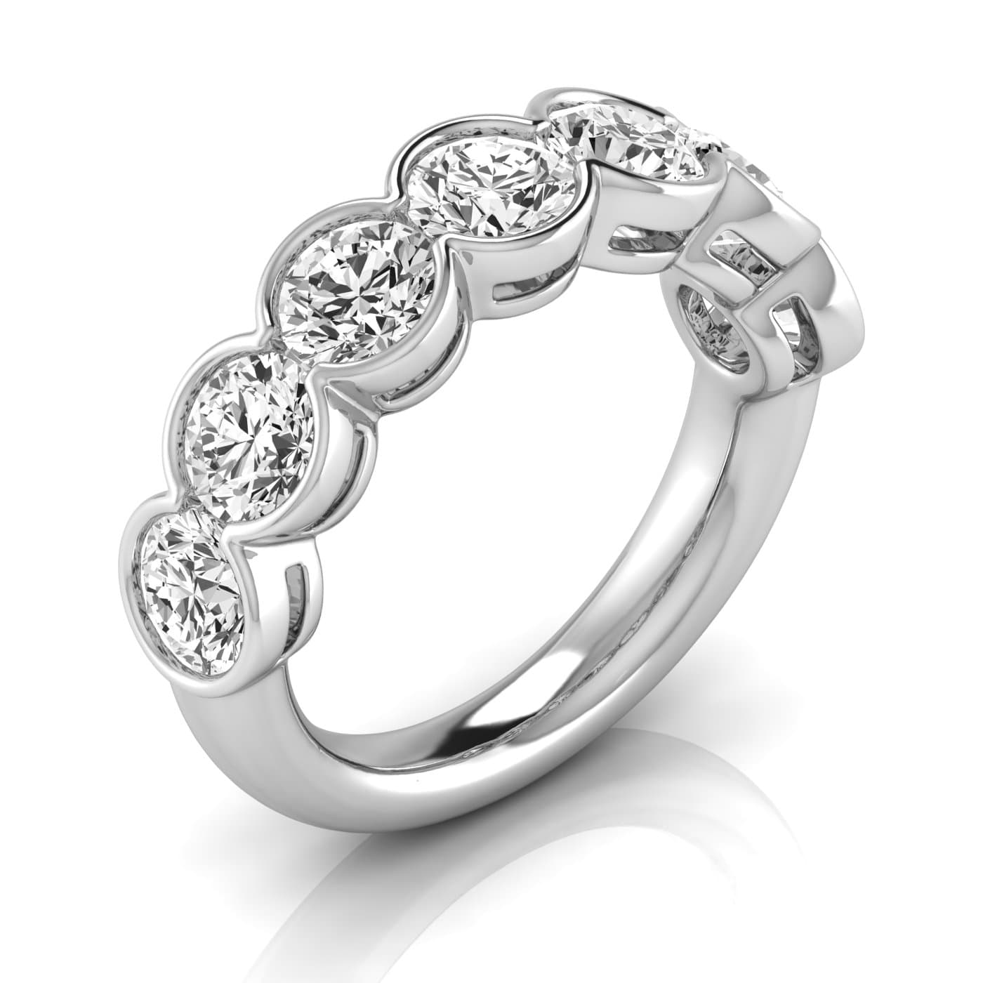1/2 Spread Round Diamond Wedding Band (3 1/2 ct. tw.) — View 1