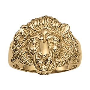 Men's Lion's Head Ring — View 1