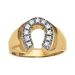 Men's Horseshoe Ring (0.22 ct. tw.) — View 1
