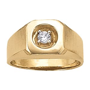 Men's Solitaire Ring (0.18 ct. tw.) — View 1