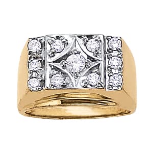 Men's Cluster Ring — 1 CT (1 ct. tw.) — View 1