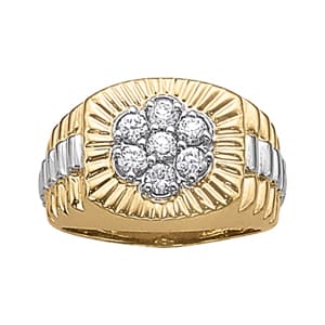 Men's Cluster Ring (3/4 ct. tw.) — View 1
