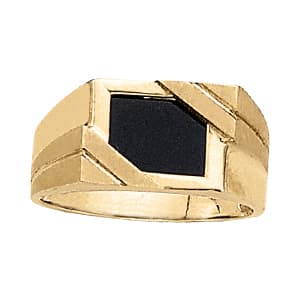 Gents Ring Onyx (10179 ct. tw.) — View 1