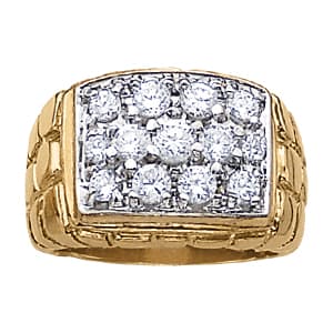 Gents Ring Cluster (2 1/8 ct. tw.) — View 1