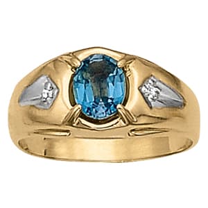 Gents Ring Color (0.02 ct. tw.) — View 1