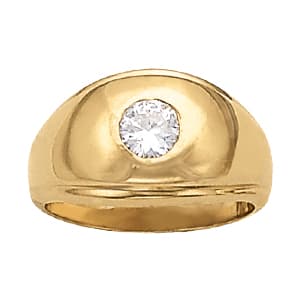 Gents Ring Solitaires (1 ct. tw.) — View 1