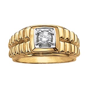 Gents Ring Solitaires (1/2 ct. tw.) — View 1