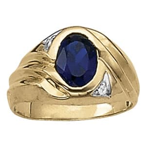 Gents Ring Color (0.02 ct. tw.) — View 1