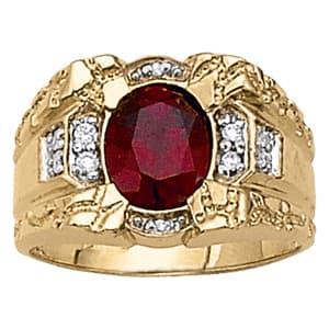 Gents Ring Color (1/8 ct. tw.) — View 1