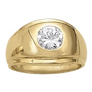 Gents Ring Solitaires — View 1