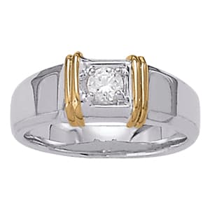 Gents Ring Solitaires (1/3 ct. tw.) — View 1