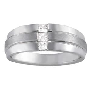 Gents Ring Solitaires (0.3 ct. tw.) — View 1
