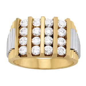 Gents Ring Cluster (2 ct. tw.) — View 1