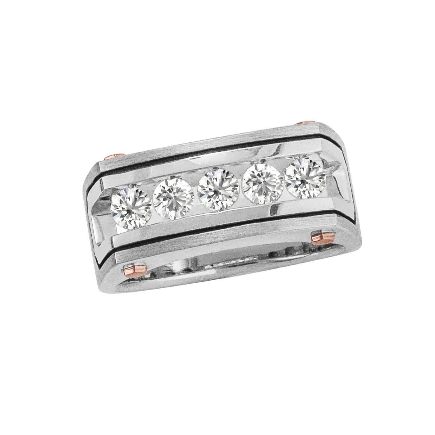 Gents Diamond Wedding Bands (1 ct. tw.) — View 1