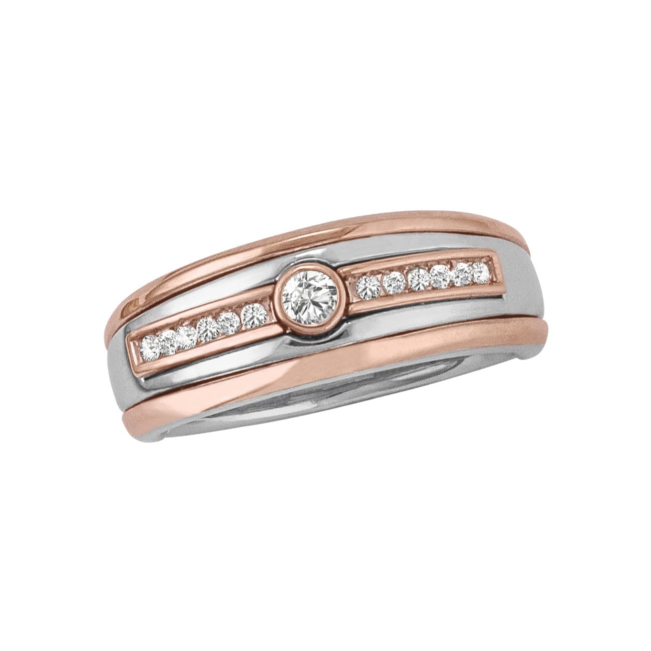 Gents Fashion Ring (1/8 ct. tw.) — View 1