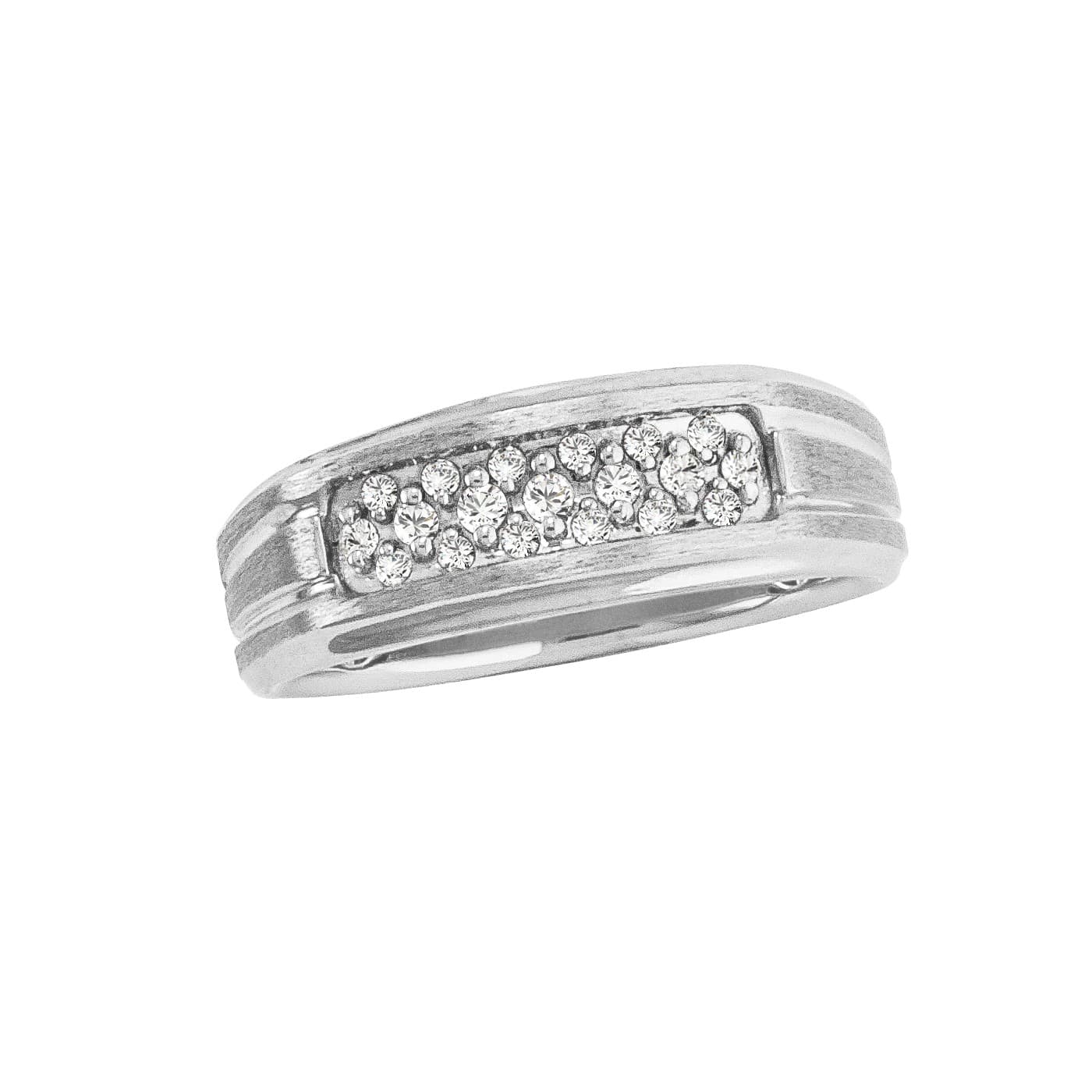 GENT'S DIAMOND CLUSTER RING (1/4 ct. tw.) — View 1