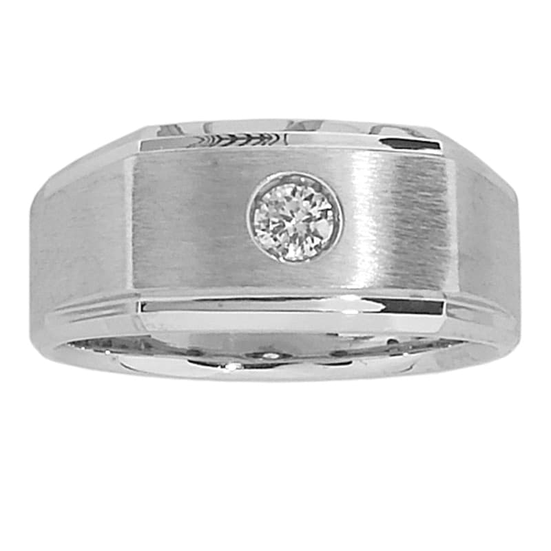 GENT'S SOLITAIRE RING (10616 ct. tw.) — View 1