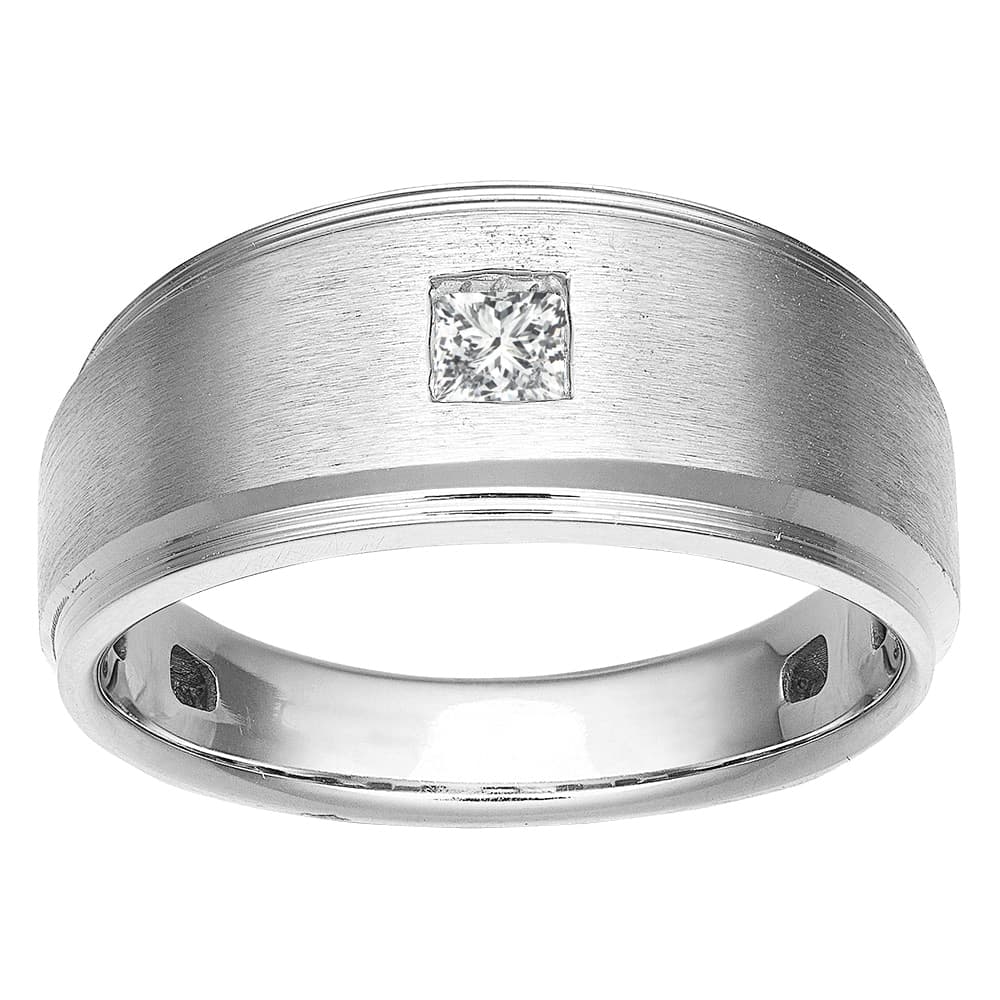 GENT'S PRINCESS CUT SOLITAIRE (10622 ct. tw.) — View 1