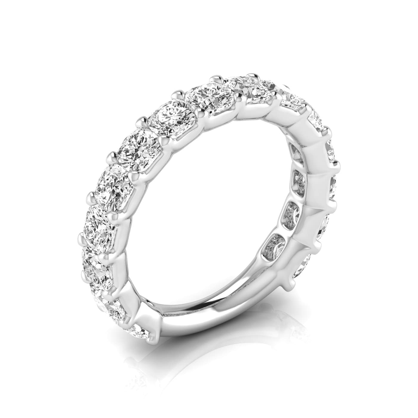 3/4 Spread Cushion Diamond Wedding Band (3 3/4 ct. tw.) — View 1