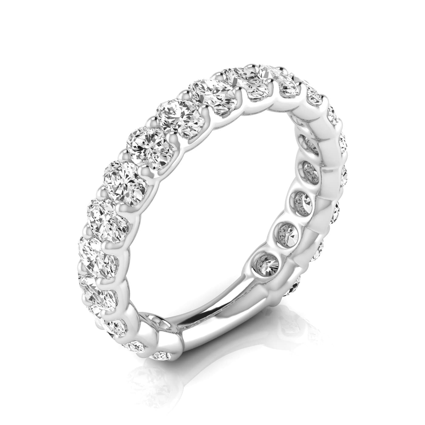 3/4 Spread Oval Diamond Wedding Band (1.71 ct. tw.) — View 1
