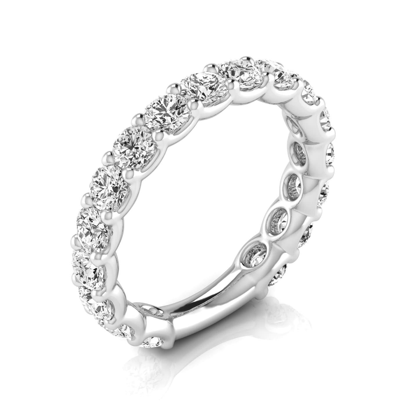 3/4 Spread Round Diamond Wedding Band (1.7 ct. tw.) — View 1