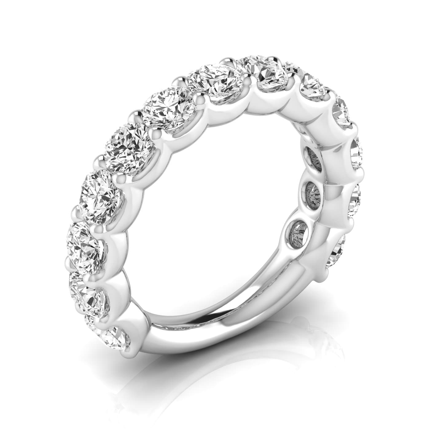 3/4 Spread Round Diamond Wedding Band (3 1/4 ct. tw.) — View 1