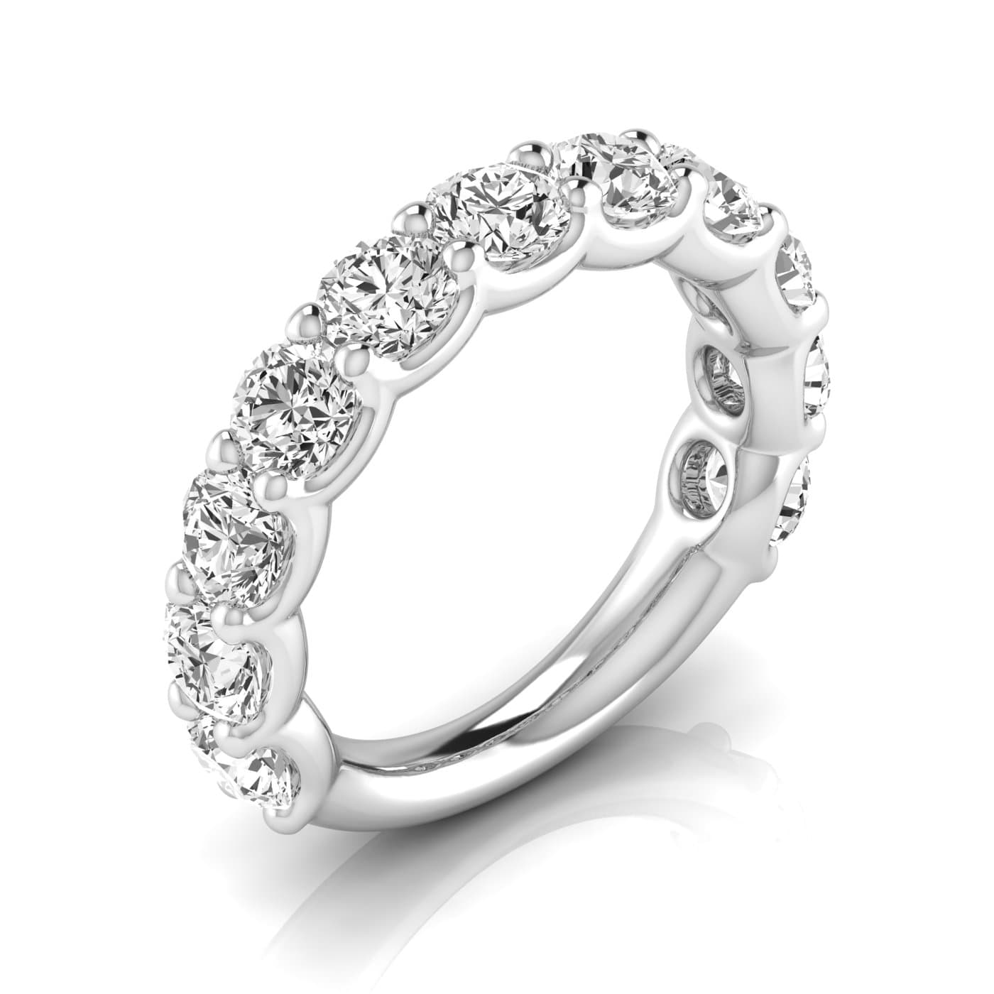 3/4 Spread Round Diamond Wedding Band (3 5/8 ct. tw.) — View 1