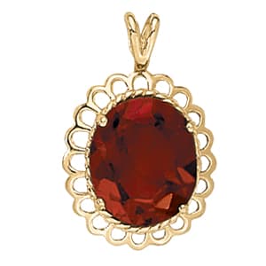 Pendants Color Oval — White Gold