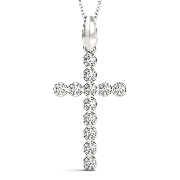 Pendants Religious Crosses — 1/2 CT (0.48 ct. tw.) — View 1