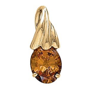 Pendants Color Oval — White Gold