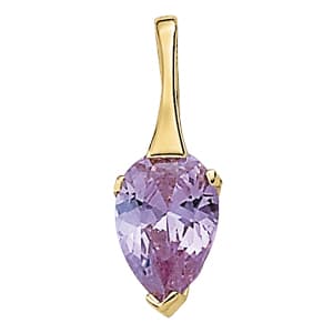 Pendants Color Pear — White Gold