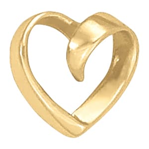 Heart Shape Pandent — White Gold