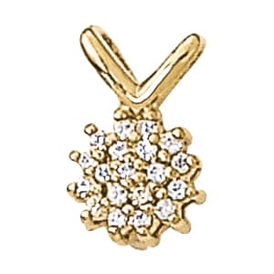 Pendants Cluster (0.19 ct. tw.) — White Gold