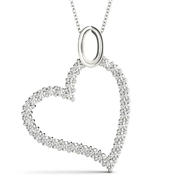 Pendants Heart — 1/2 CT (0.54 ct. tw.) — View 1
