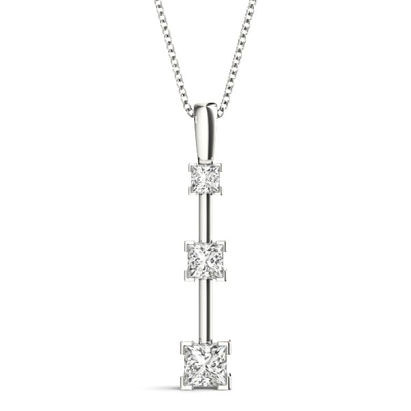 Pendants 3 Stone — 3/8 CT (3/8 ct. tw.) — View 1