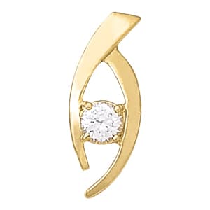 Pendants Solitaires (30790 ct. tw.) — White Gold